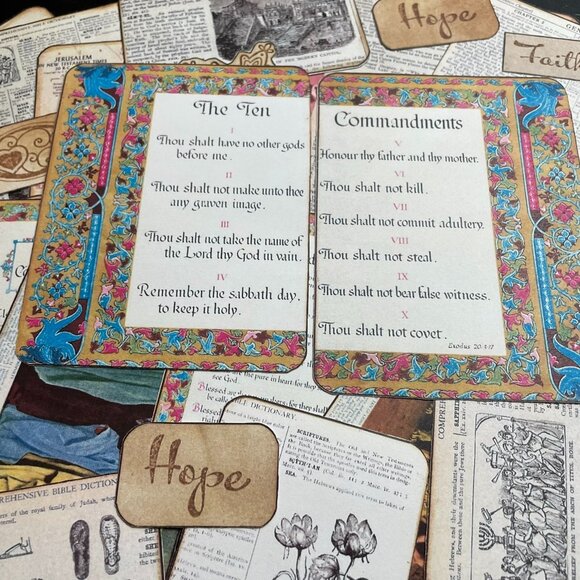 Pleasant Creations Co Other - Lot 26 Plus Faith Journaling Cards mq Illustrated Bible Journaling Kit Supplies